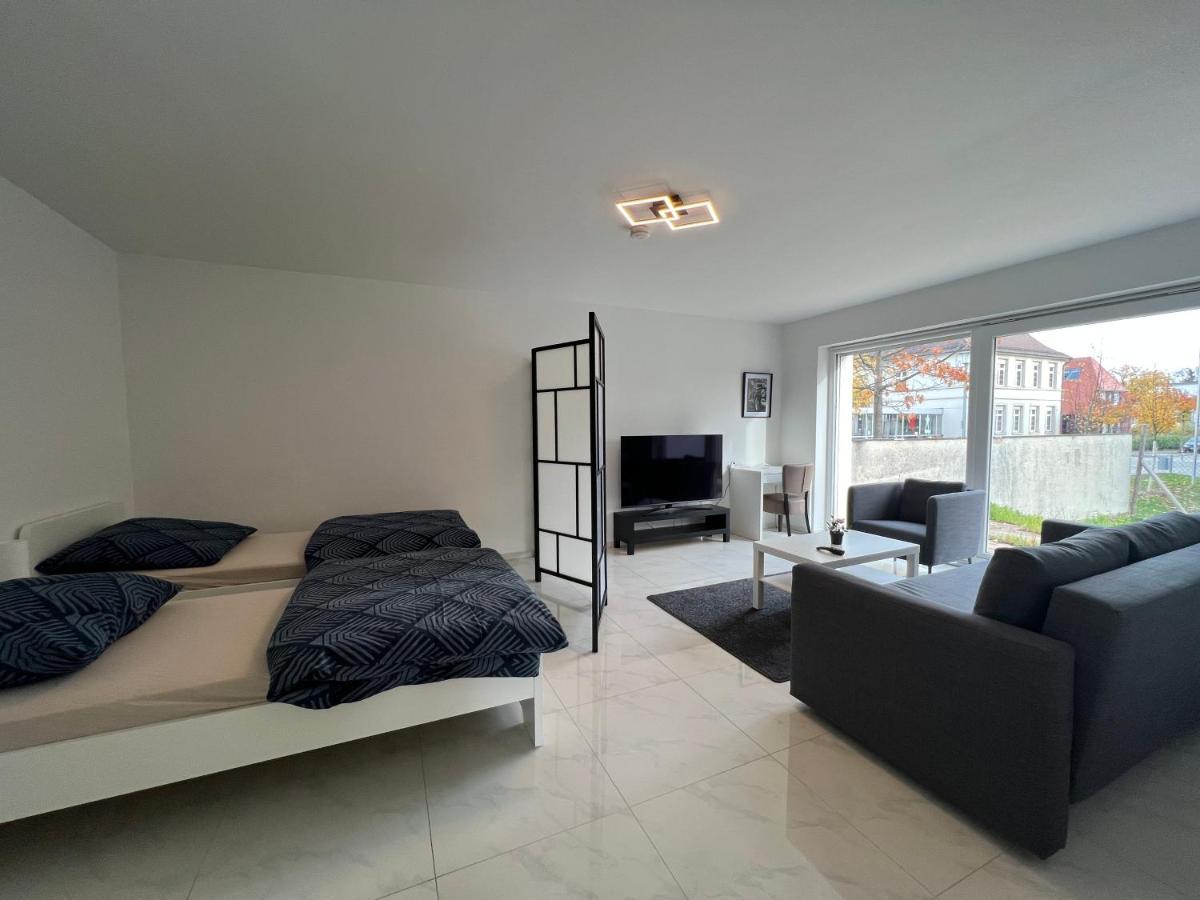 Wunderschoene Unterkunft Mit Terrasse - 24H7T Checkin 카를스루에 외부 사진